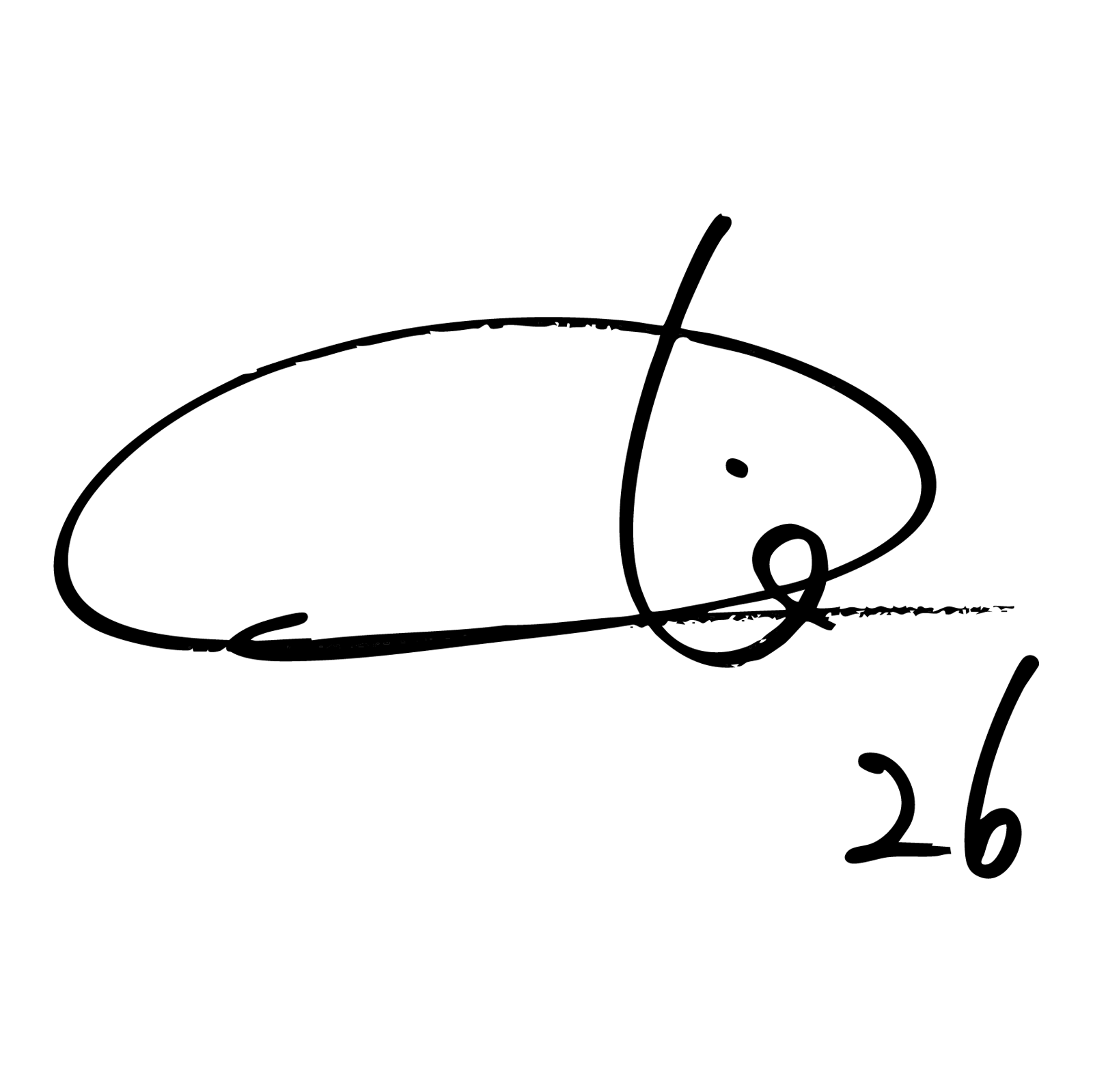 横山 暁之 signature