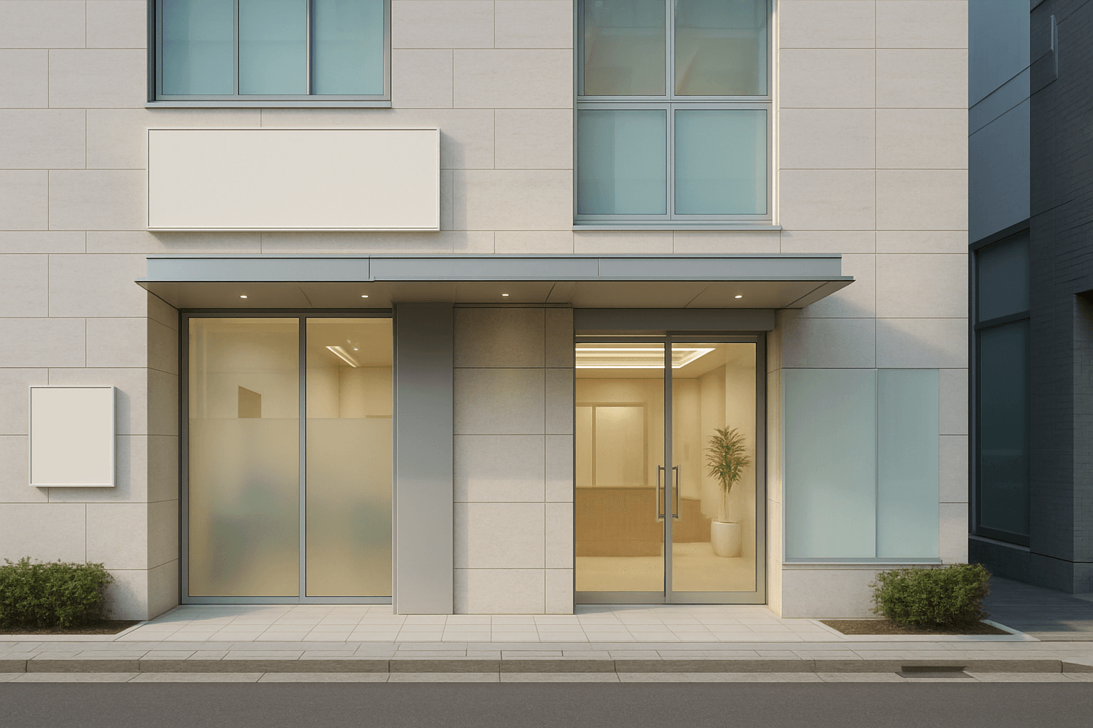 外観で信頼を得る ― 通りがかりで“安心感”を感じるファサード設計