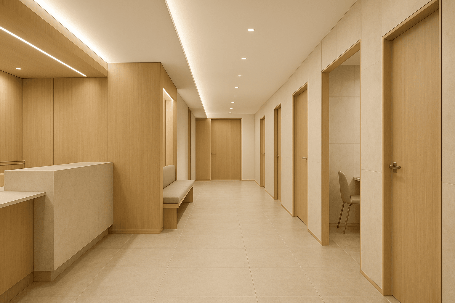 クリニックの予約効率を高める“連携レイアウト設計”