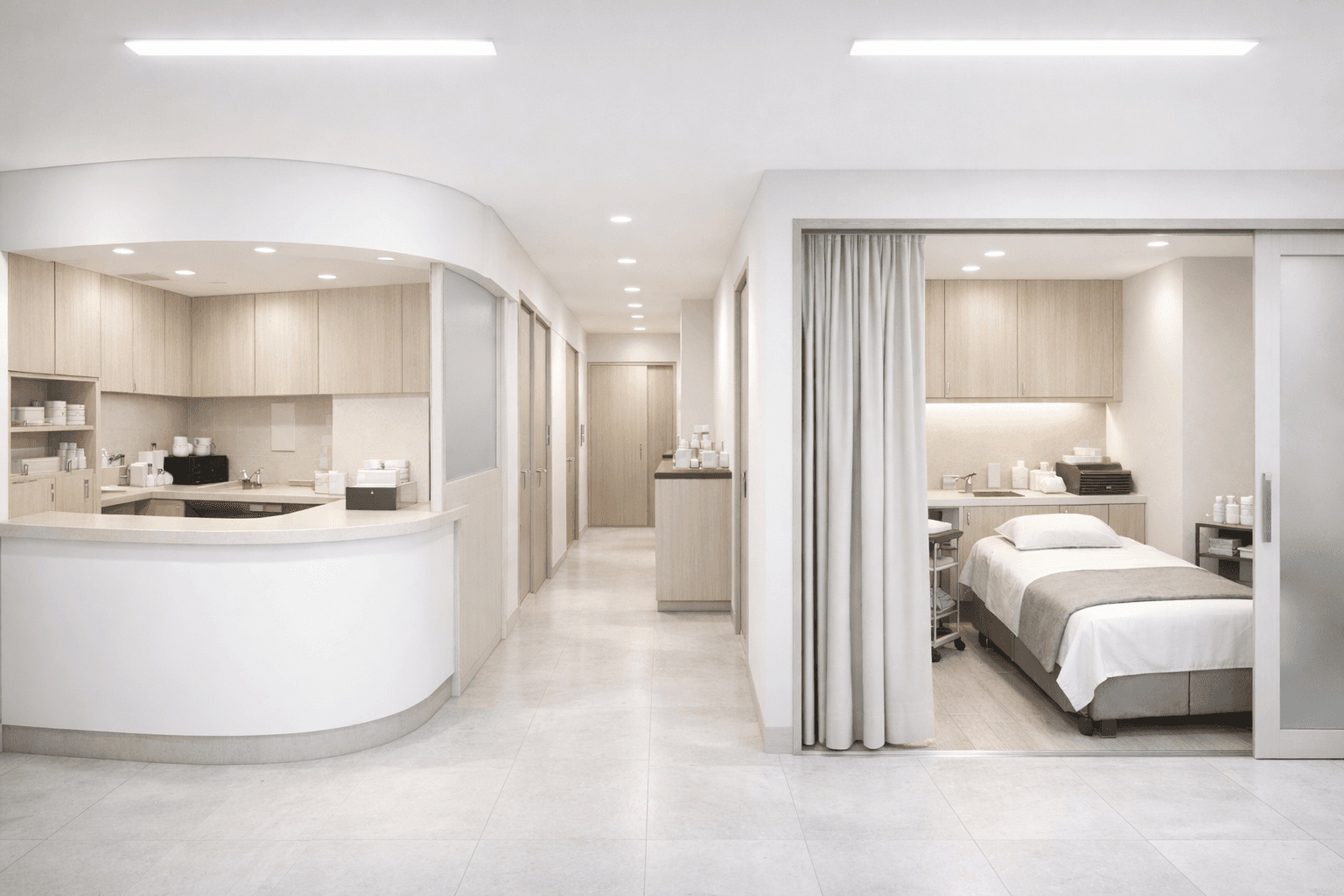 同じ作業が繰り返されるクリニック設計の背景