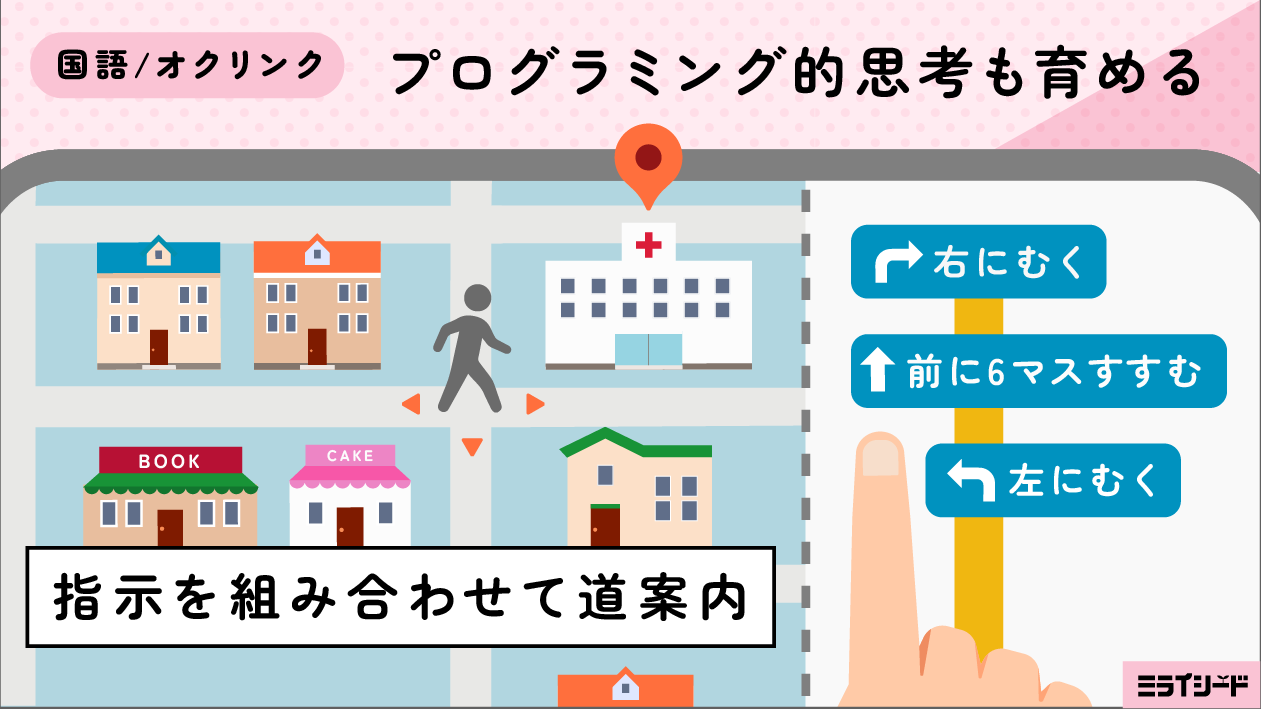 指示を組み合わせて道案内 活用事例 Benesse ミライシード ファンサイト