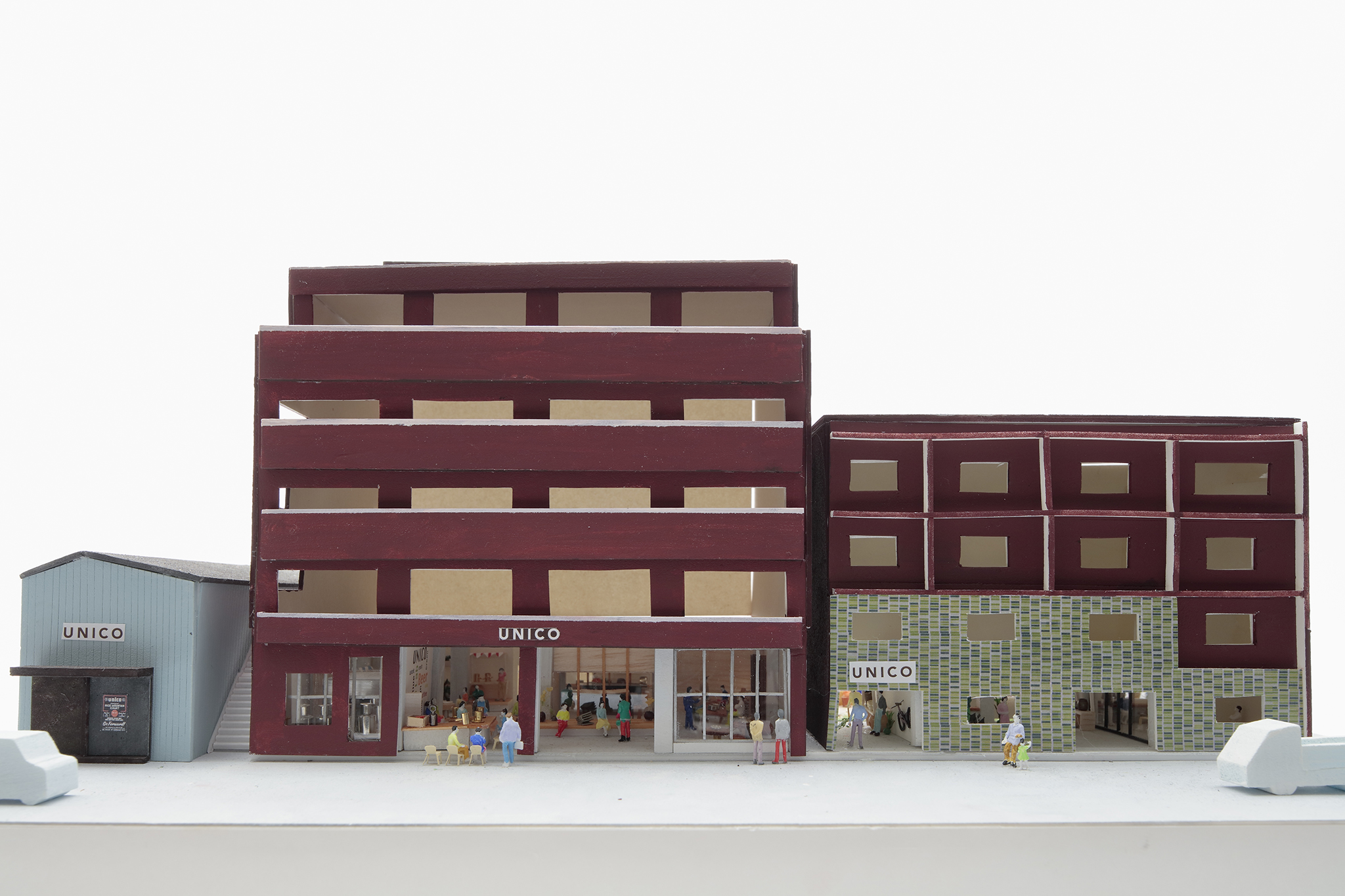 m*e様 【5/19までの掲載】Unico 北欧風ウッド調ミニマルデザインドレッ