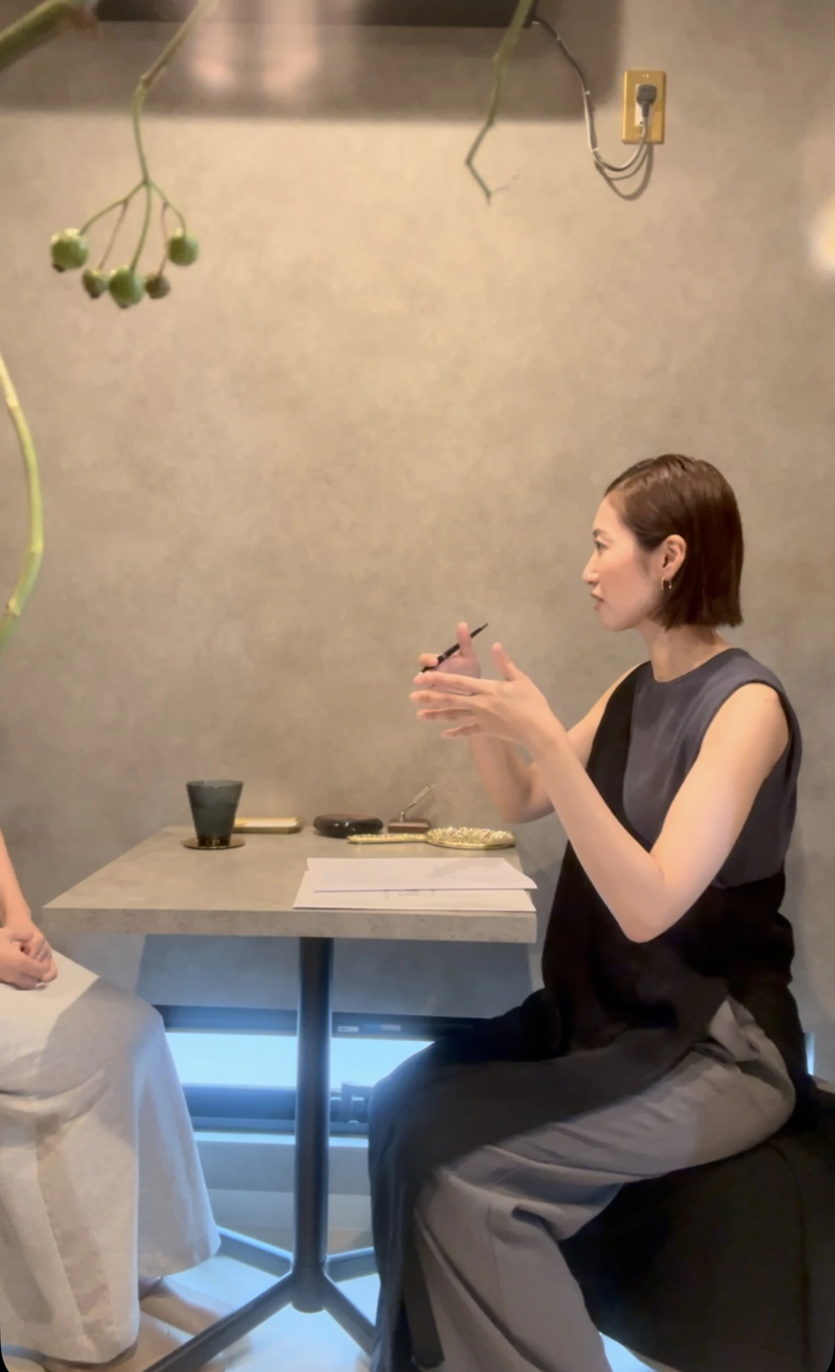 腸律セラピー施術前のカウンセリング