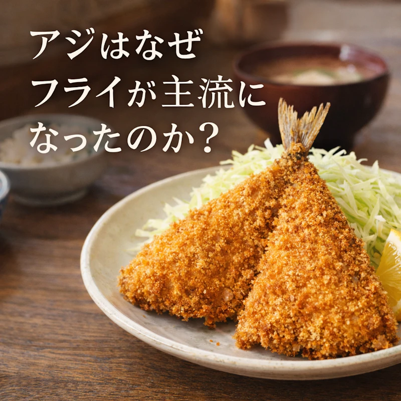 アジはなぜフライが主流になったのか？