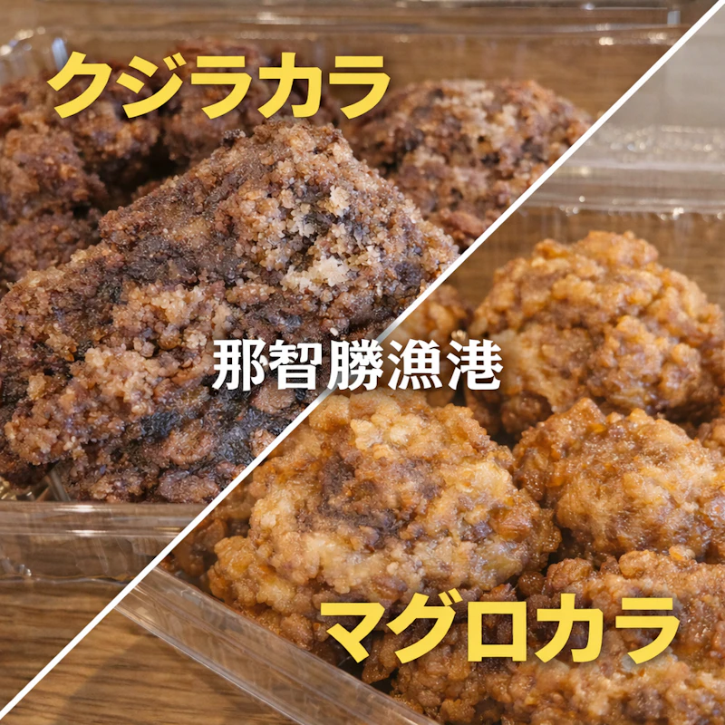 那智勝浦漁港 クジラカラ vs マグロカラ