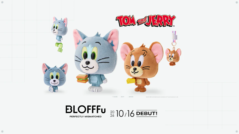 「トムとジェリー」がBIT・MODの2サイズで登場