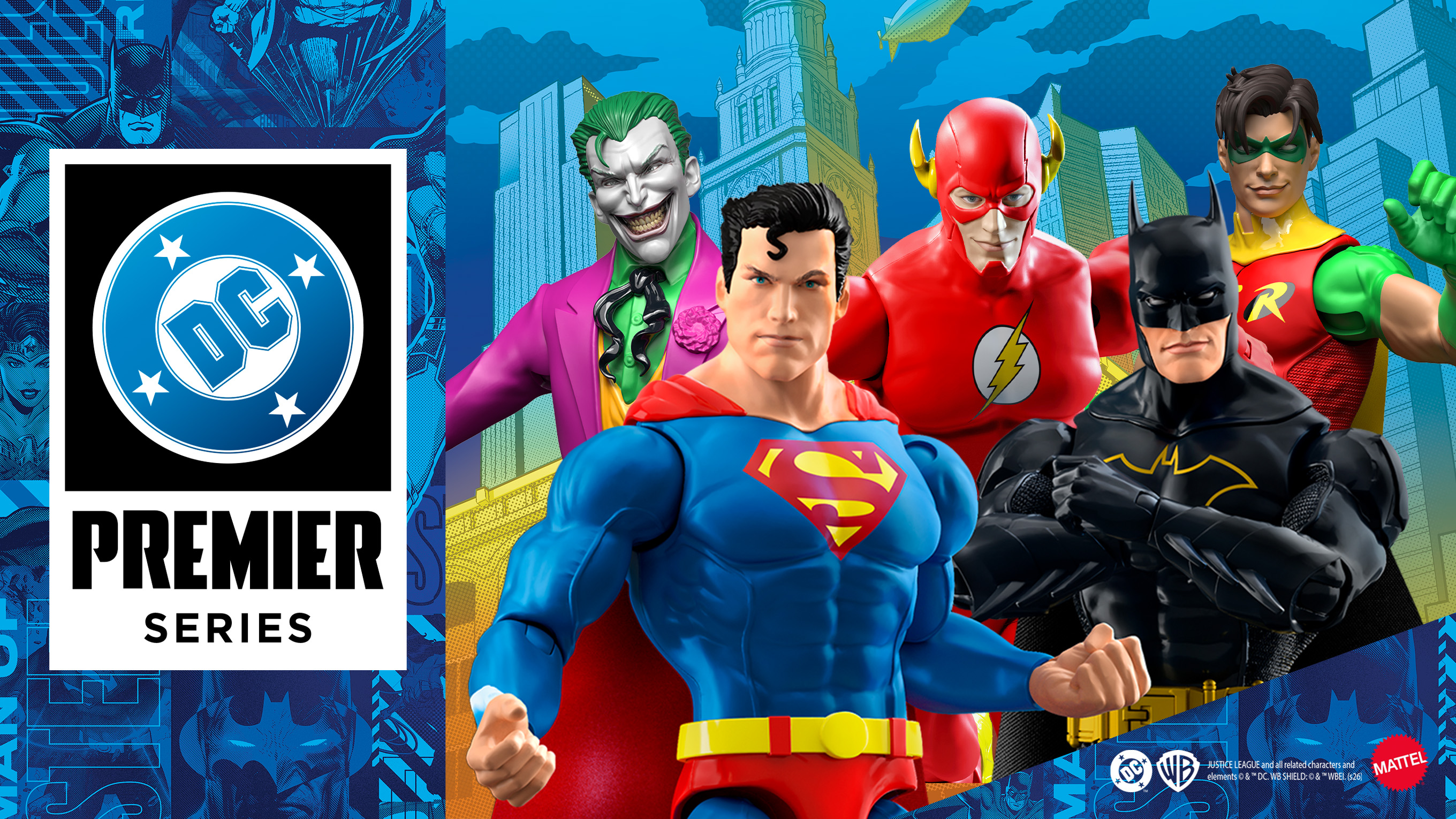 DC アクションフィギュア 3体セット マテルのDCアクションフィギュア2026年ラインナップが9月12日（土）に