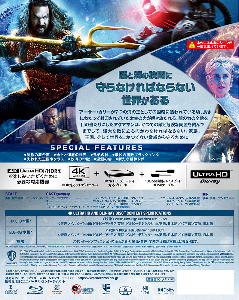 アクアマン／失われた王国 | ワーナー・ブラザース公式サイト