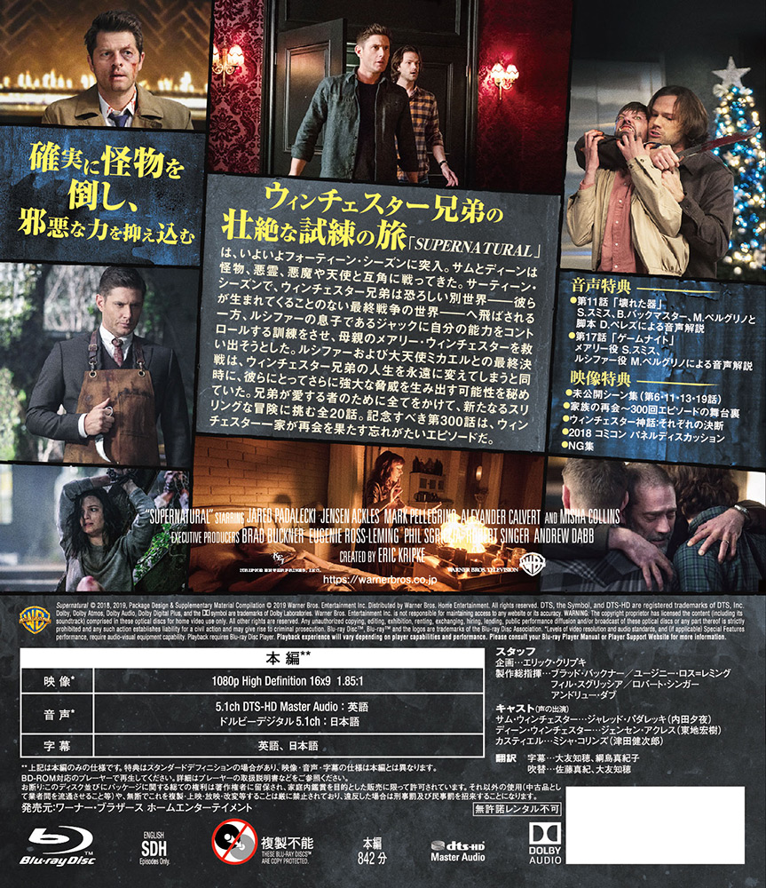 SUPERNATURAL　XIV〈フォーティーン・シーズン〉　ブルーレイ　コンプ 81c-Et72XFL._UF894,1000_QL80_.jpg