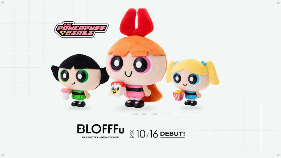「パワーパフ ガールズ」の3人をラインアップ