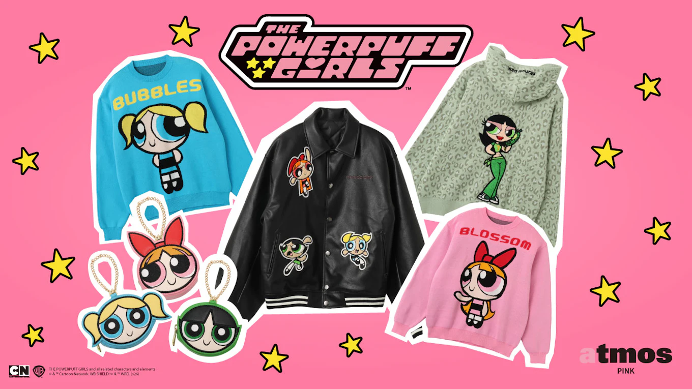 The Powerpuff Girls × atmos pink コレクション第4弾♥