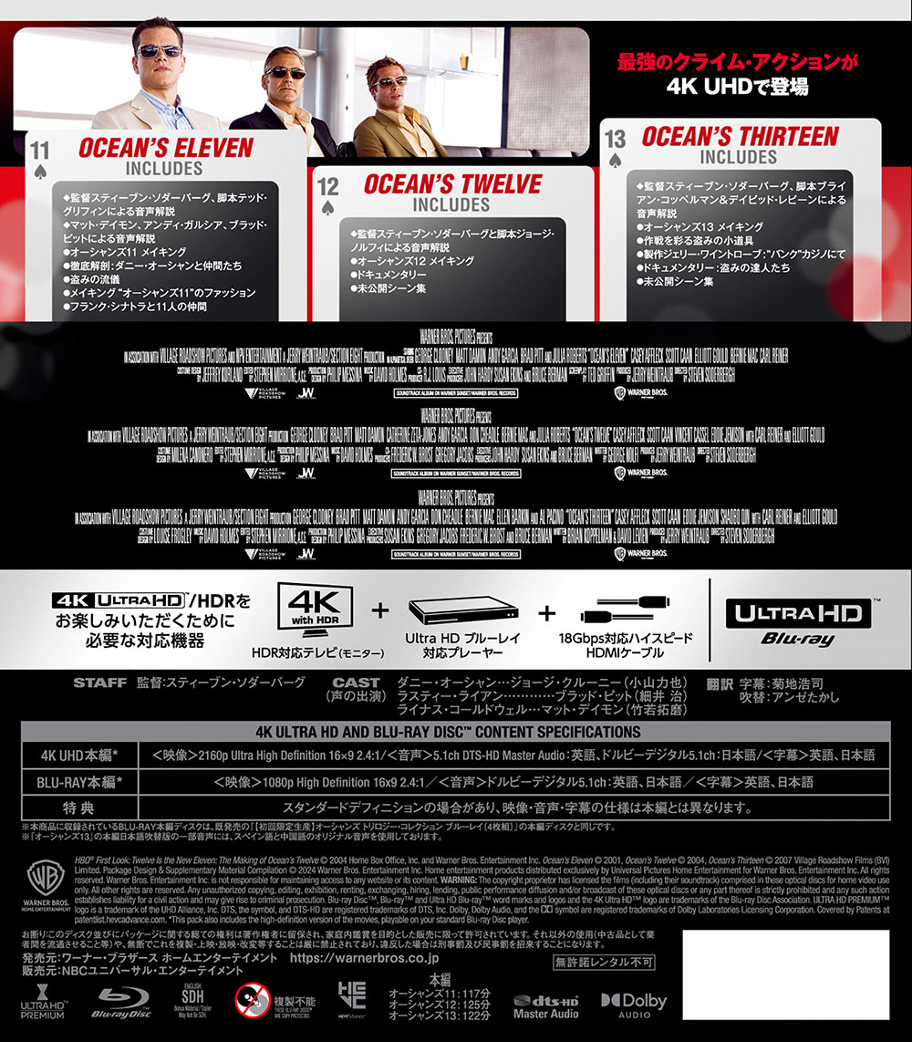 オーシャンズ11 | ワーナー・ブラザース公式サイト