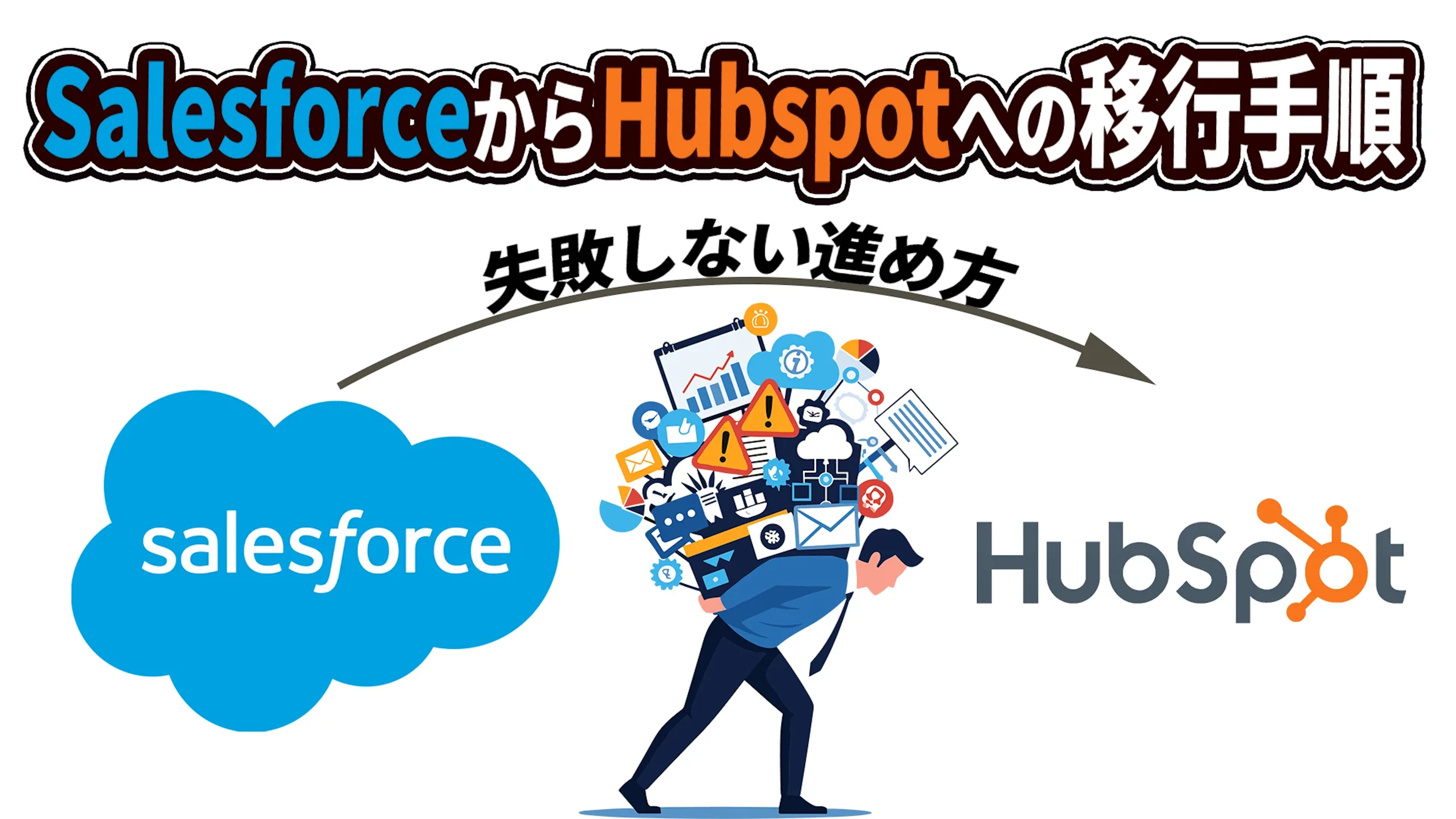 SalesforceからHubSpotへの移行手順|失敗しない進め方