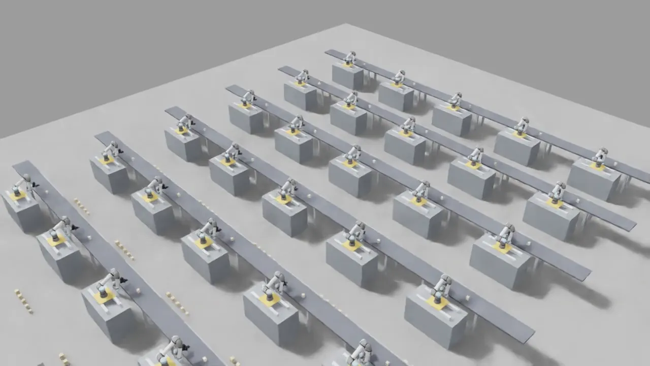 Evaluating the conveyor cell in parallel