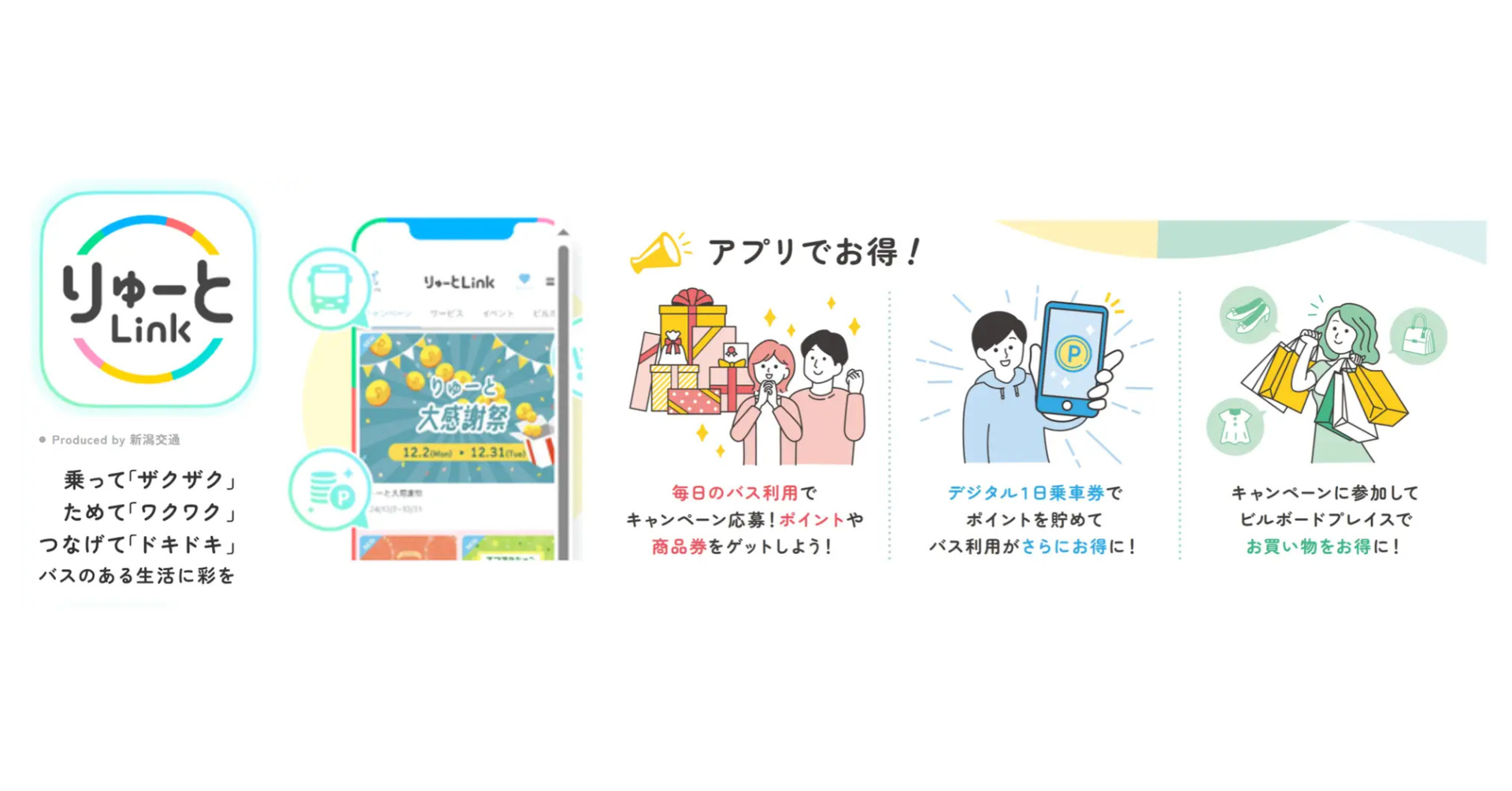 DATAFLUCT、交通事業者アプリ「りゅーとLink」で、公共交通利用と地域での消費活動の好循環を生み出し地域活性化を実現