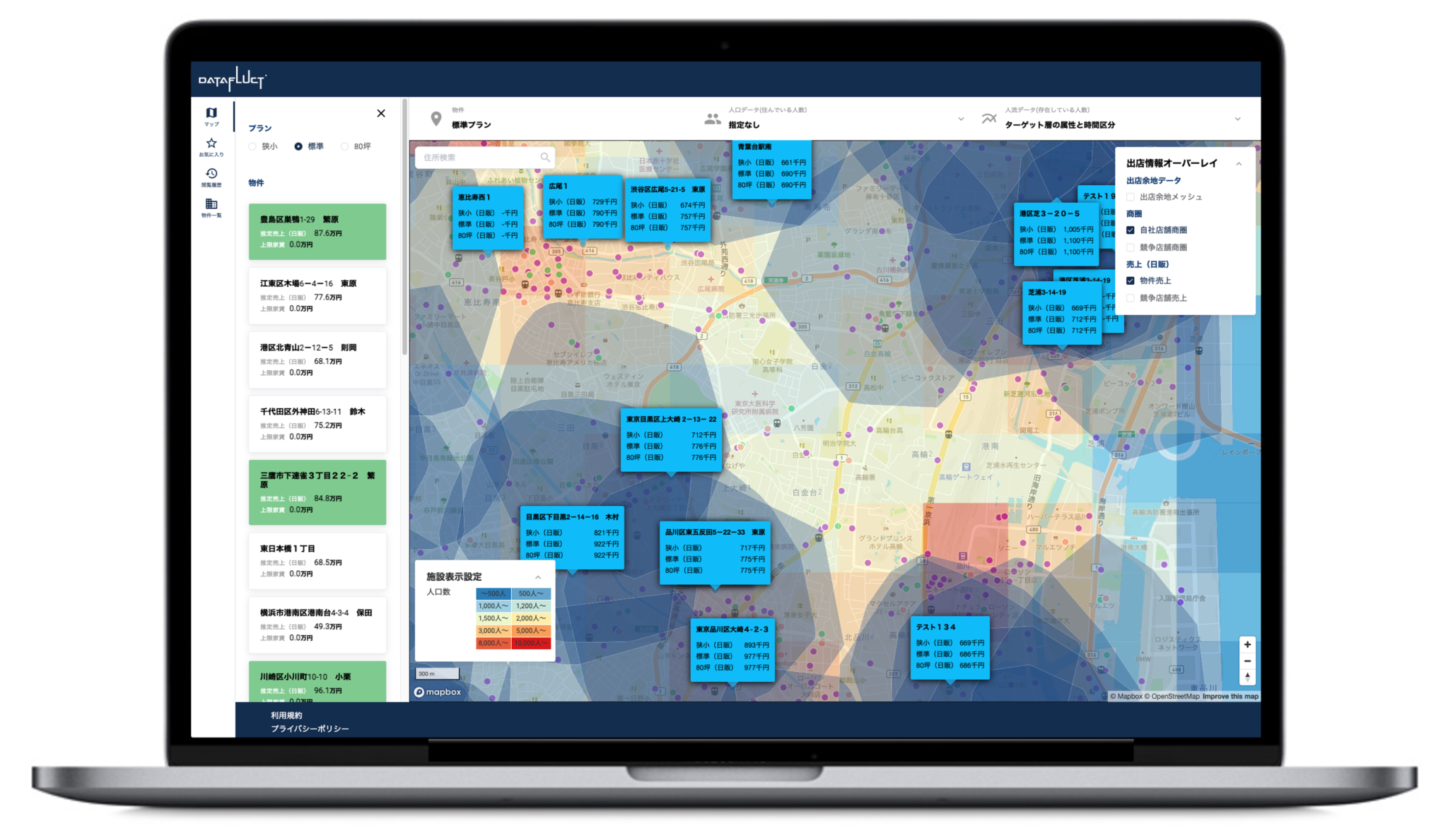 出店後の売上金額を高速・高精度で予測、要因の説明も可能なAI出店分析『CAPTAIL Locator』5月13日(金)より提供開始