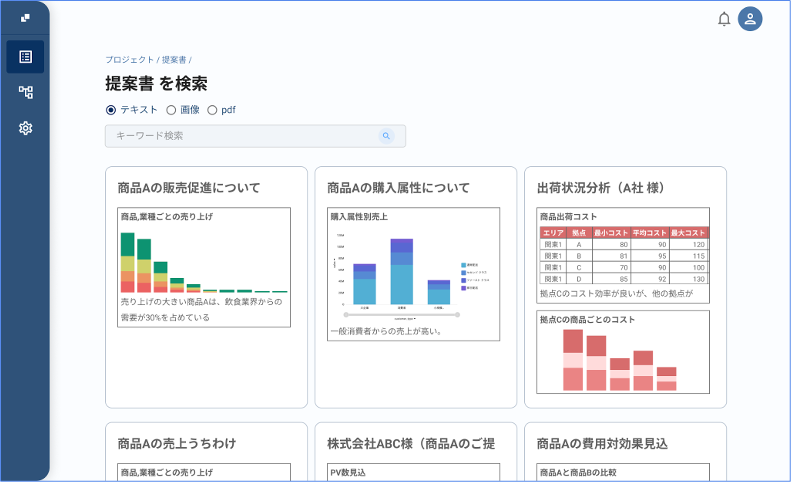 「埋もれた営業提案書」からナレッジを可視化。社内共有と営業力強化を実現