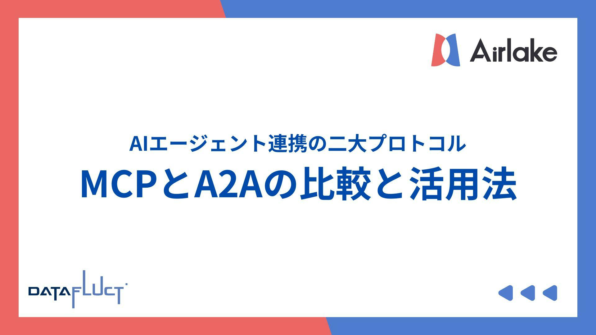 AIエージェント連携の二大プロトコル:MCPとA2Aの比較と活用法
