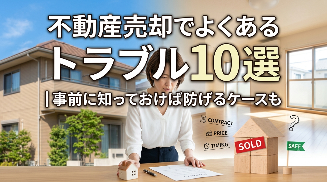 不動産売却でよくあるトラブル10選|事前に知っておけば防げるケースも