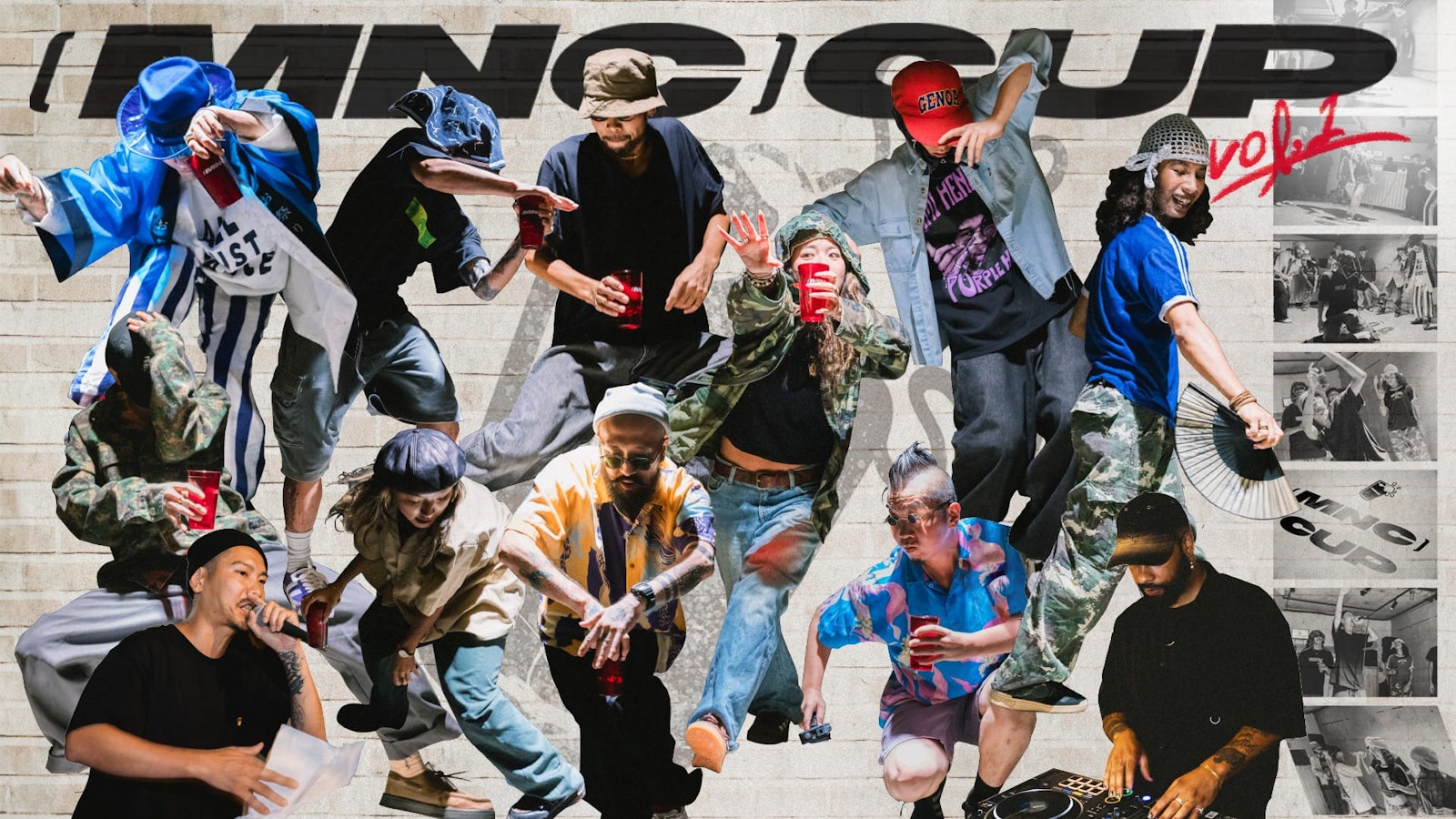 “MNC CUP”を手に持ちこぼさず踊りきる、誰が一番ぶち上げたか