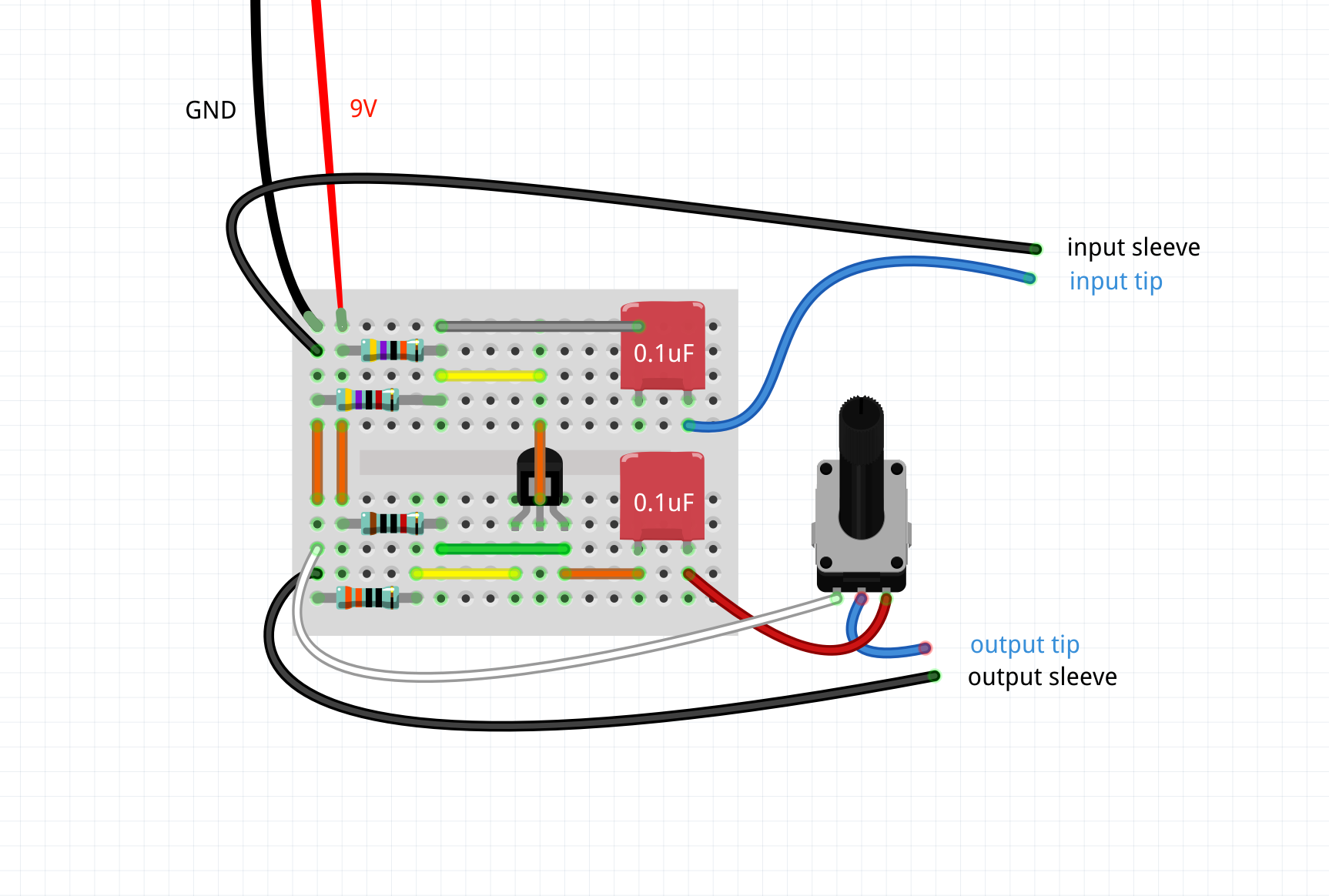 LPB-1ブレッドボード配置図