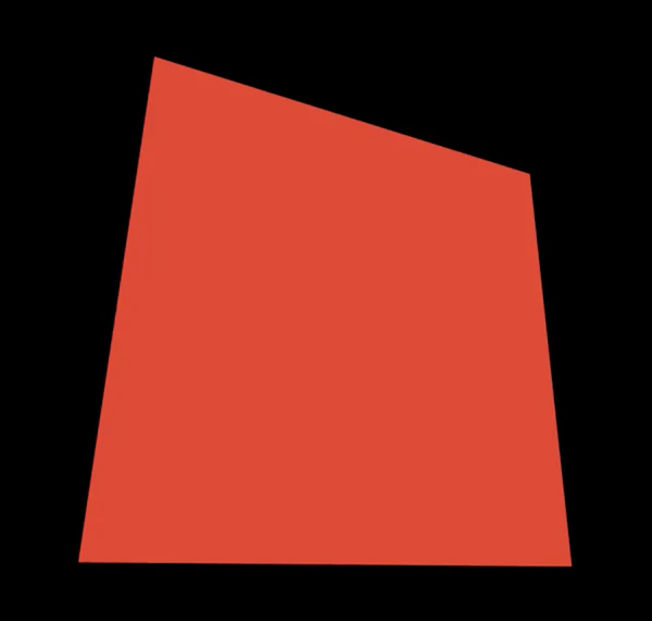 Geometry と Material を組み合わせて表示したオブジェクト