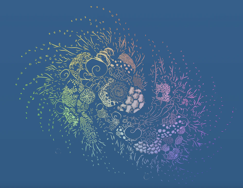サンゴのイラスト