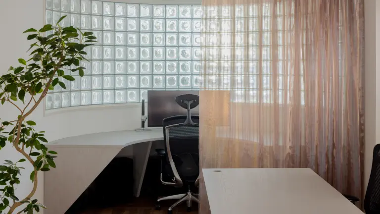 オフィスの一角、作業部屋