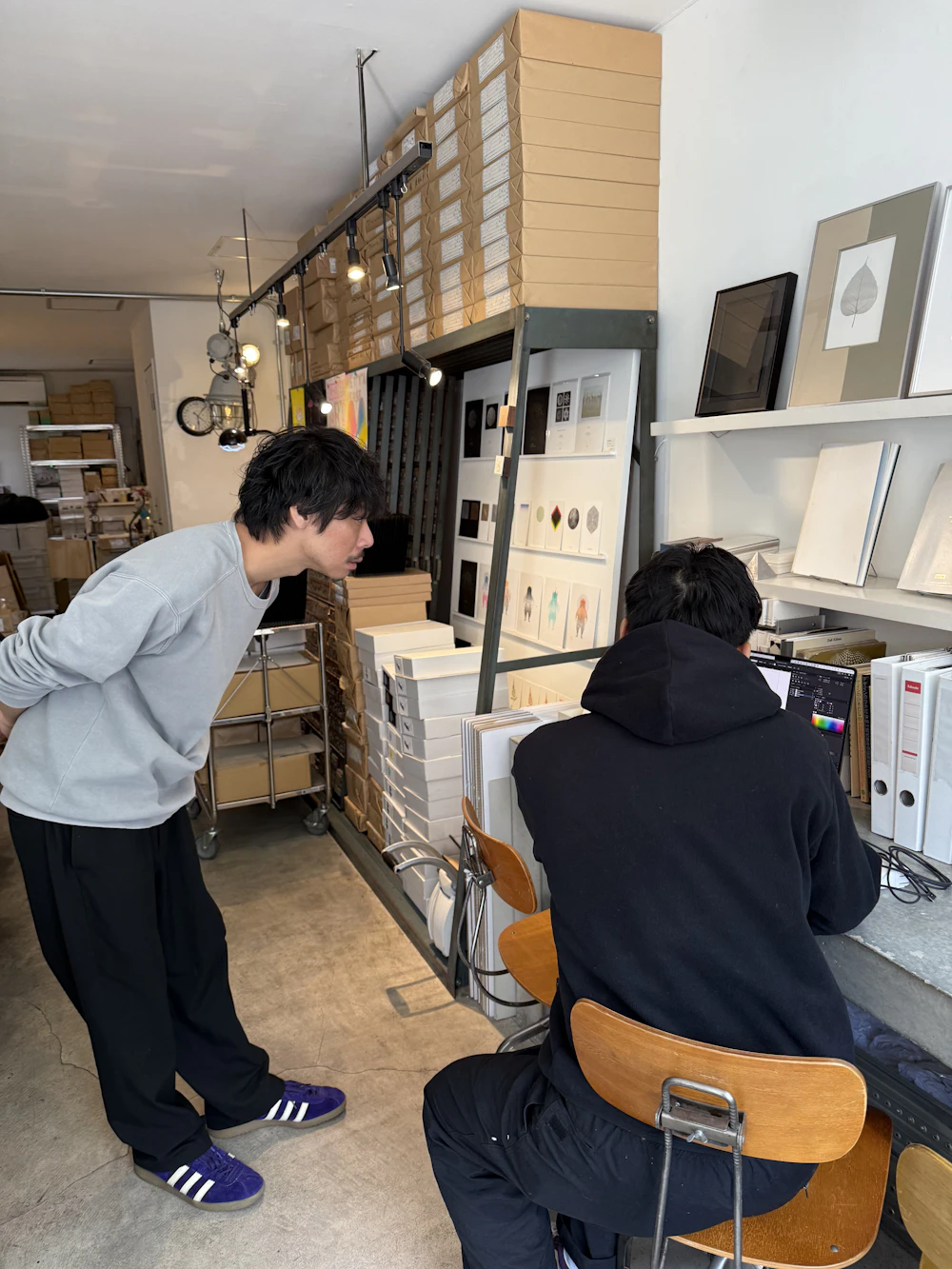 グラデーションや版の型などその場でデータを調整