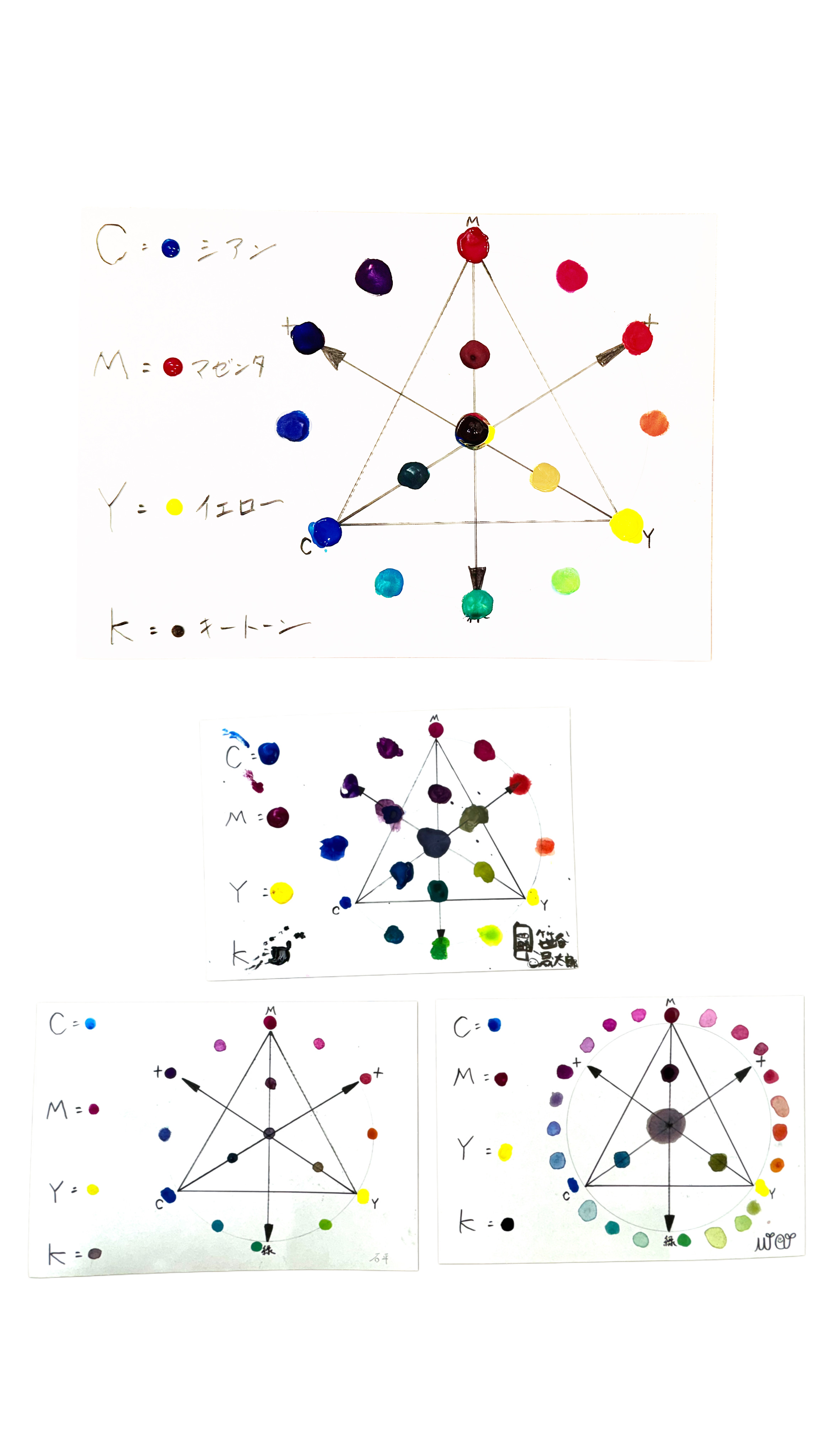 三原色カラーチャート