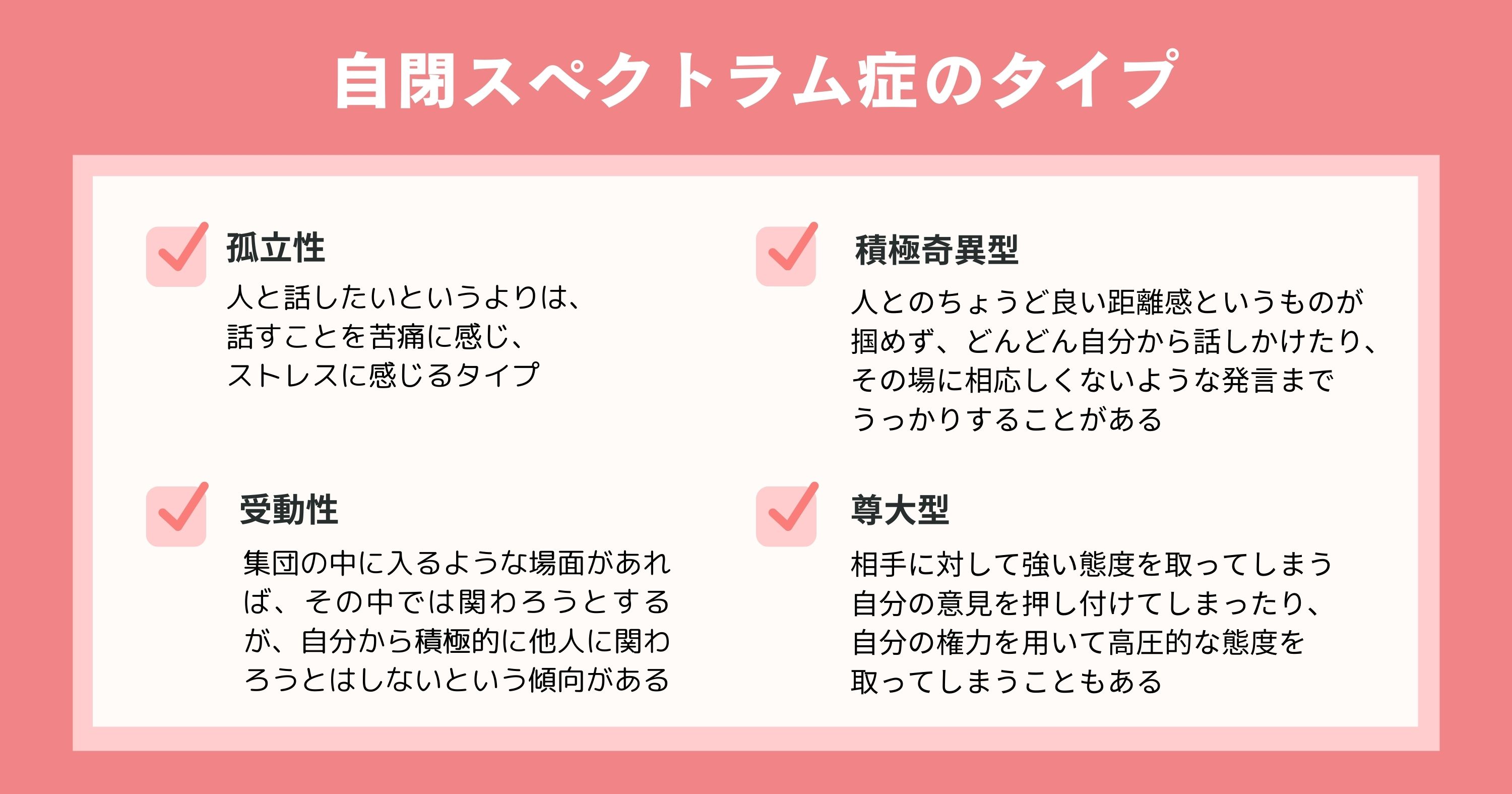 エニキュア | 自閉スペクトラム症(ASD)の行動や生活面での特徴を解説