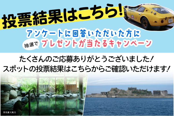 投票結果はこちら!/アンケートに回答いただいた方に抽選でプレゼントが当たるキャンペーン
