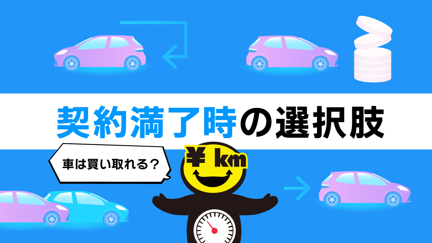 カーリースの契約満了後、車は買い取れる? 返却・買取り・再リースの3つの選択肢