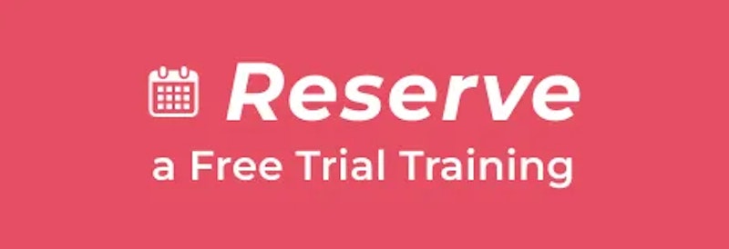 FIT HIVE free trial training reservation button