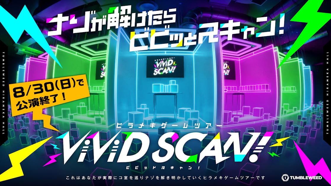 Real Puzzle Solving Game "ViViD SCAN!" Tumbleweed