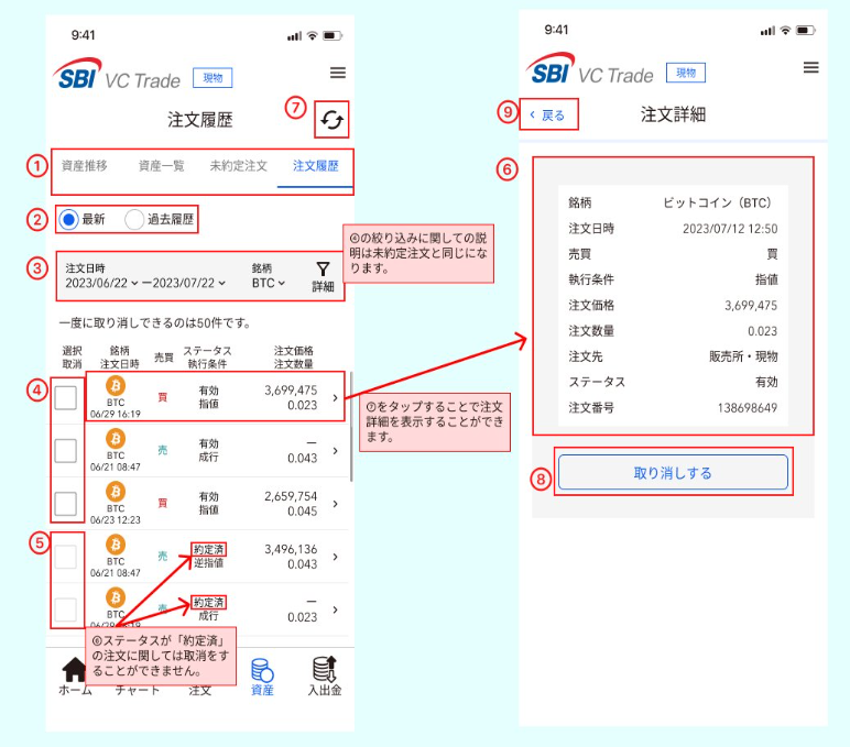 ご利用ガイド｜SBI VCトレード｜暗号資産（仮想通貨）・口座開設