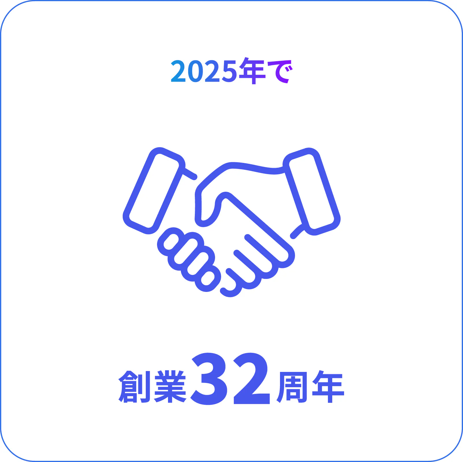 2025年で創業32周年