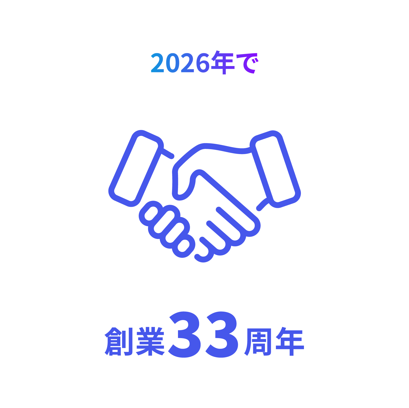 2026年で創業33周年