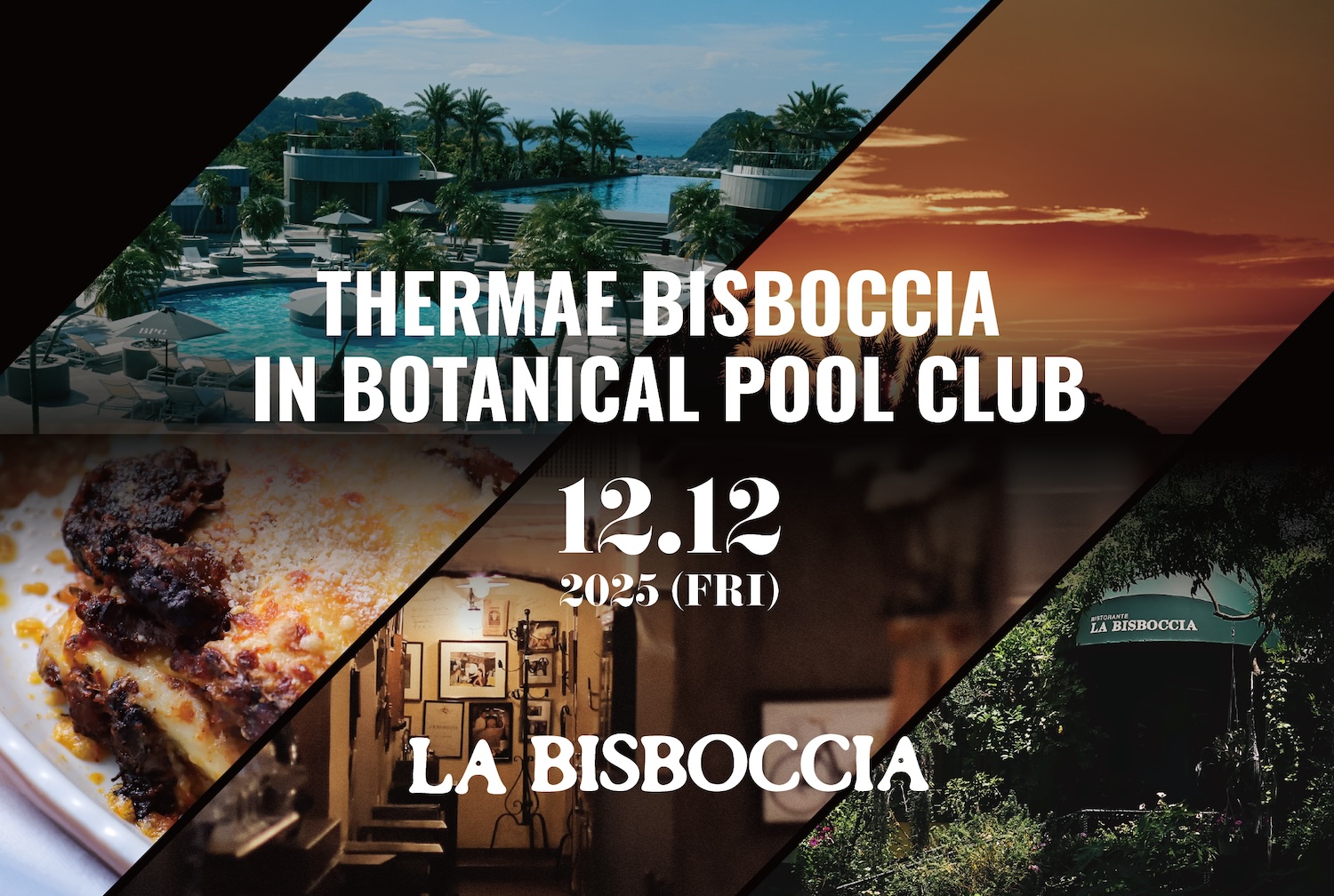 東京・広尾の名店「LA BISBOCCIA」 12/12（金）、BPCで“一日限り”の特別イベントを開催！