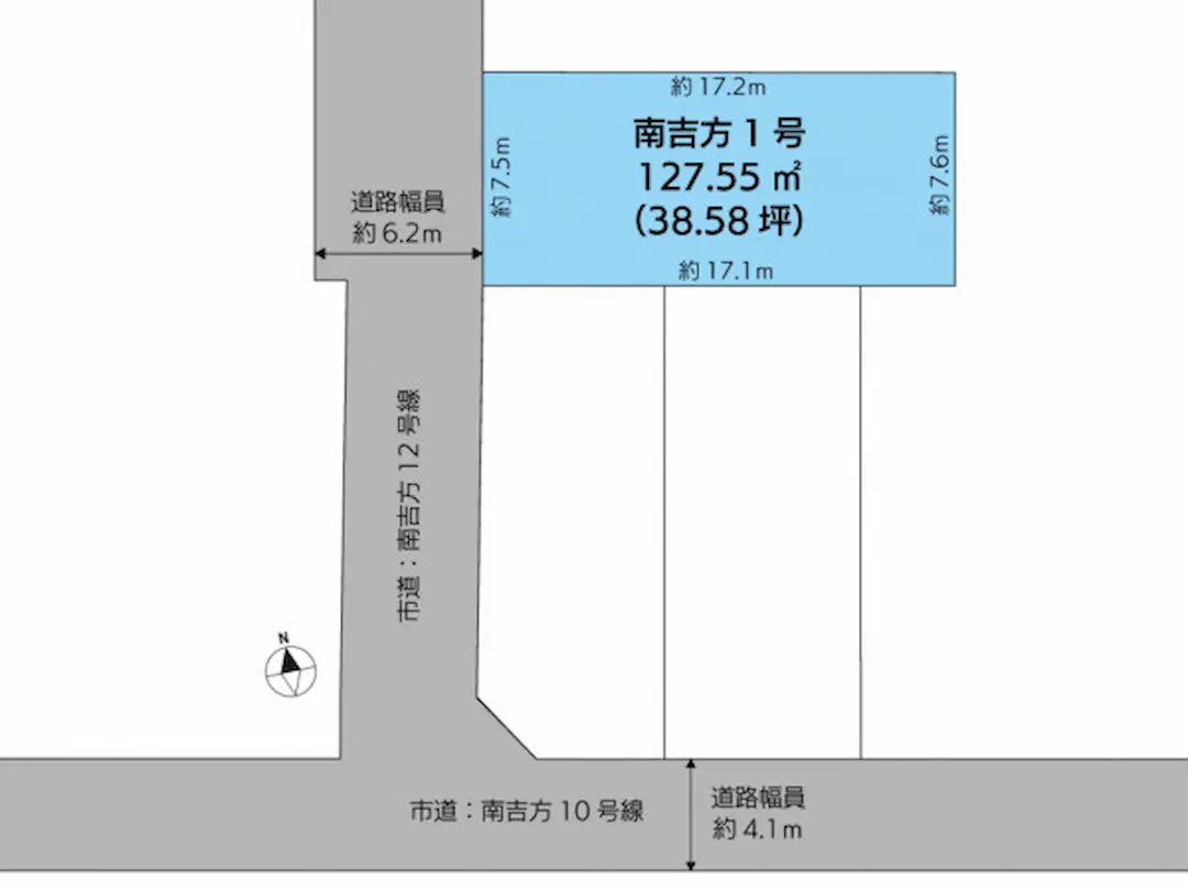 鳥取市南吉方　2階建て