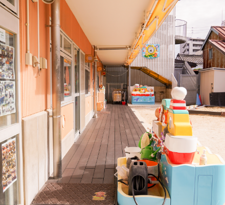 ウッドデッキテラス