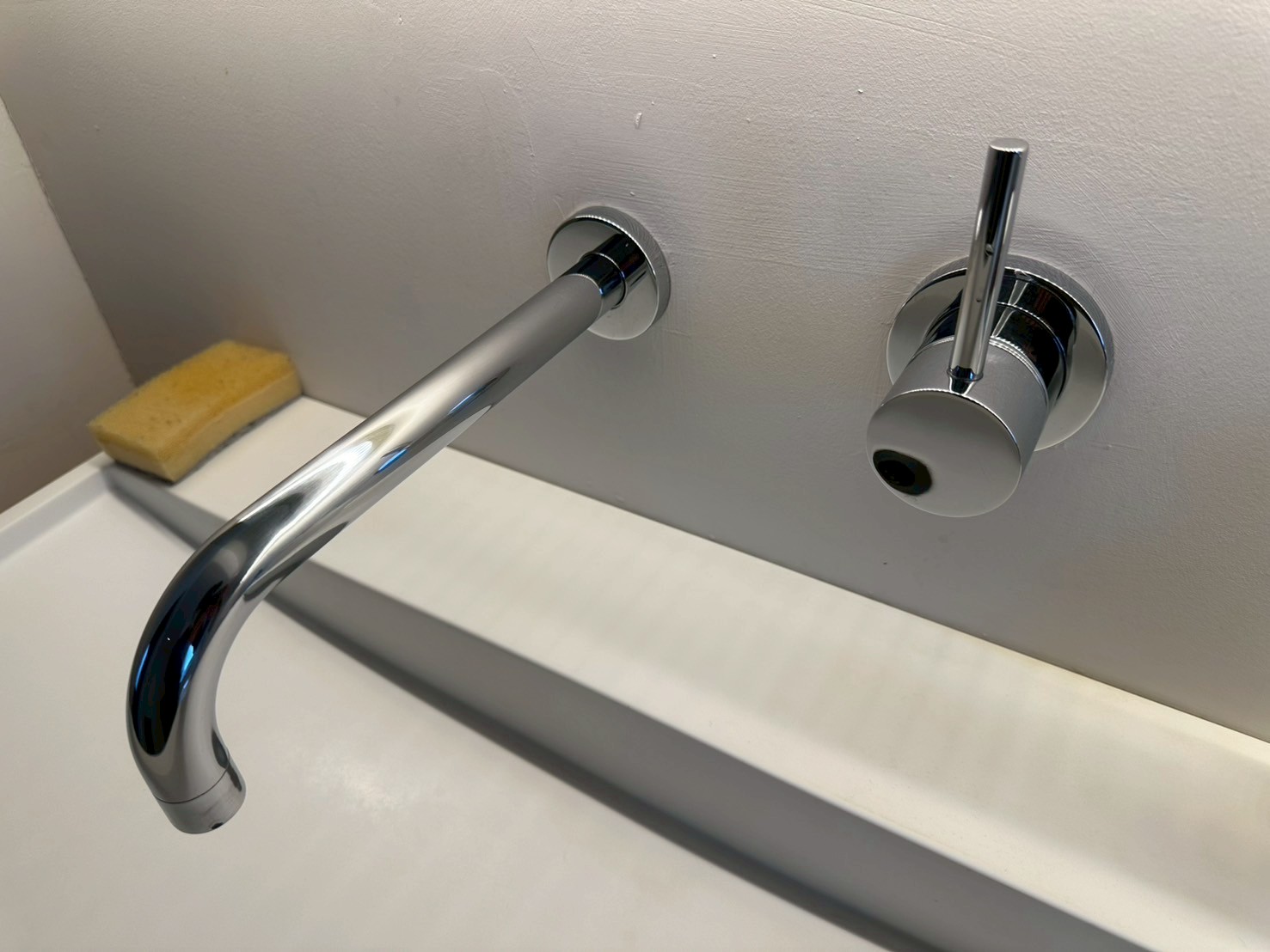 清掃後の水栓