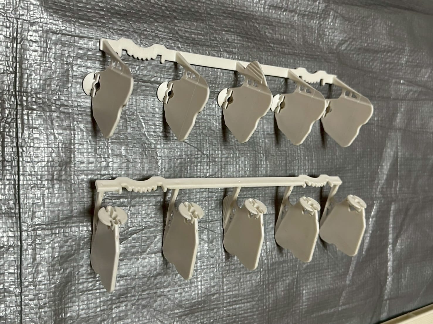 清掃後のきれいになった送風ルーバー