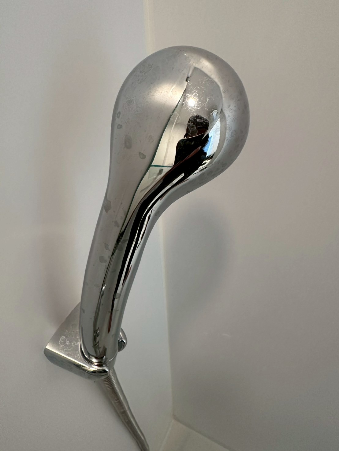 清掃前のシャワーの水垢
