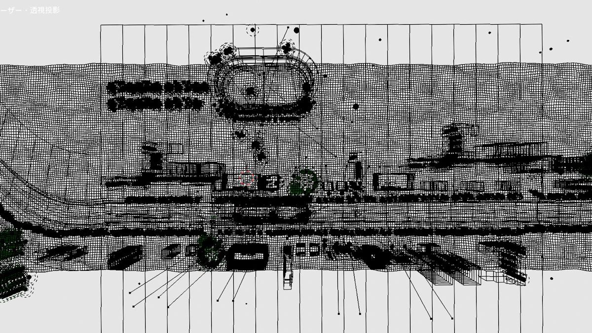 The train going in a waterside image 8