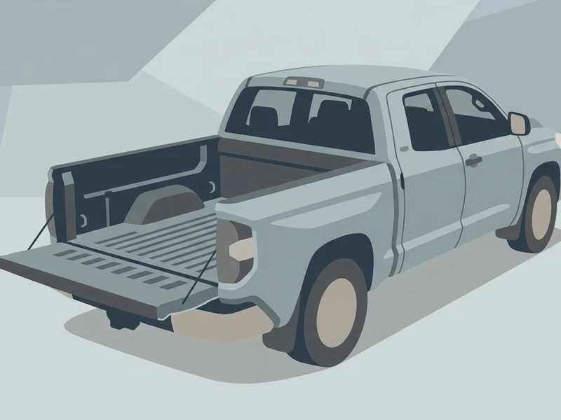 タンドラ荷台(カーゴベッド)のイラスト