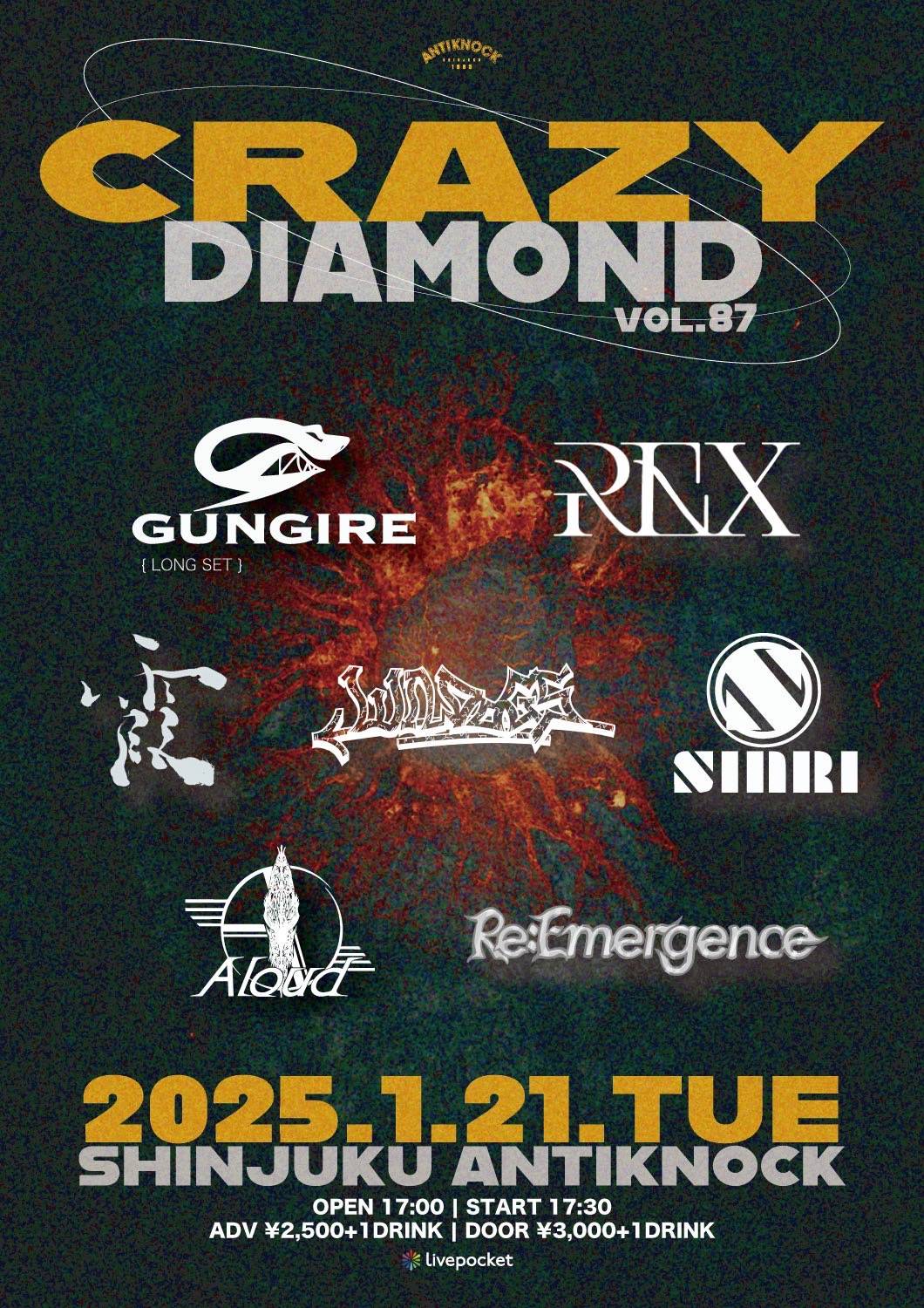 新宿ANTIKNOCK "CRAZY DIAMOND vol.87"