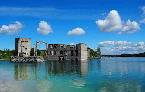 エストニアのRUMMU Quarry and Murru Prison