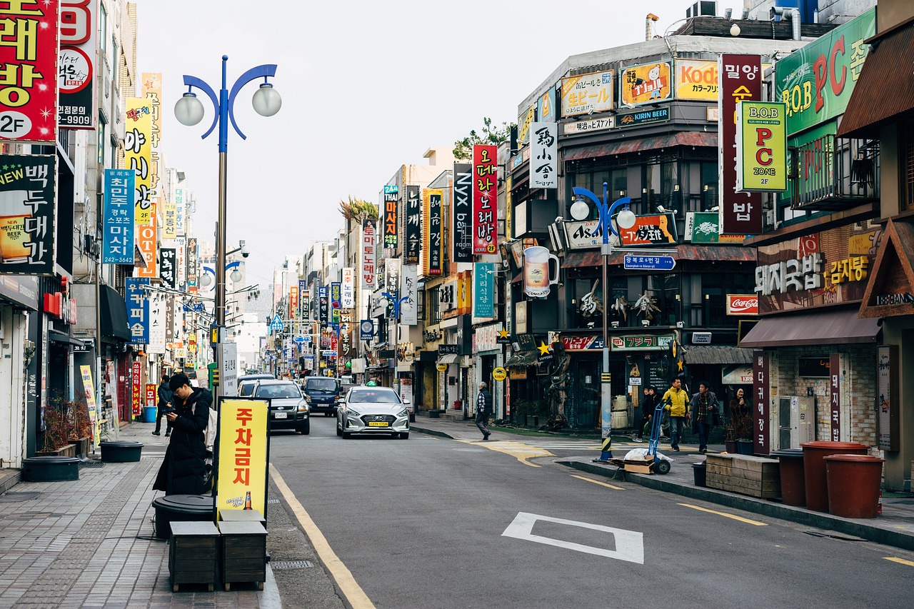 韓国の釜山 