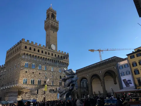 イタリアのヴェッキオ宮殿